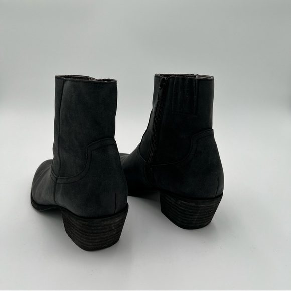 BAND OF GYPSIES Creed Western Zip Booties Black Size 8 - Picture 5 of 12